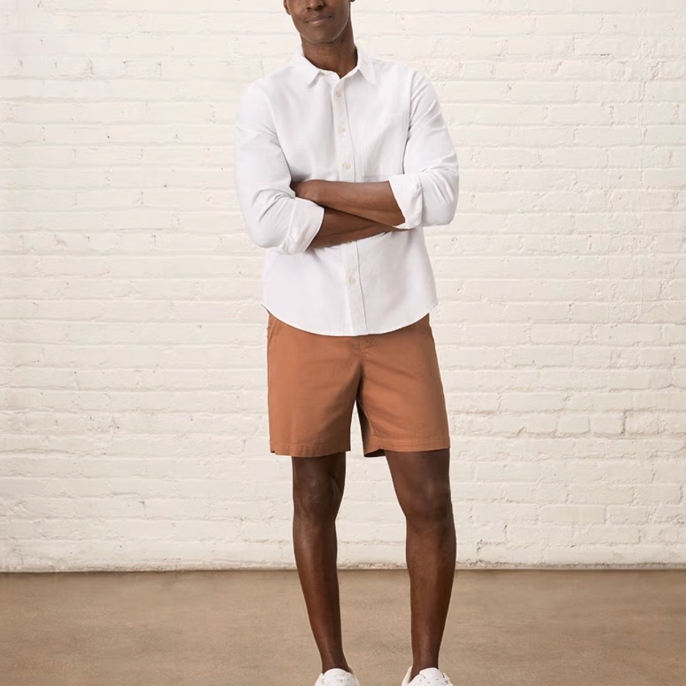 Pact Organic Cotton Drawstring Shorts XXL Khaki Men Casual Summer Gorpcore Norm